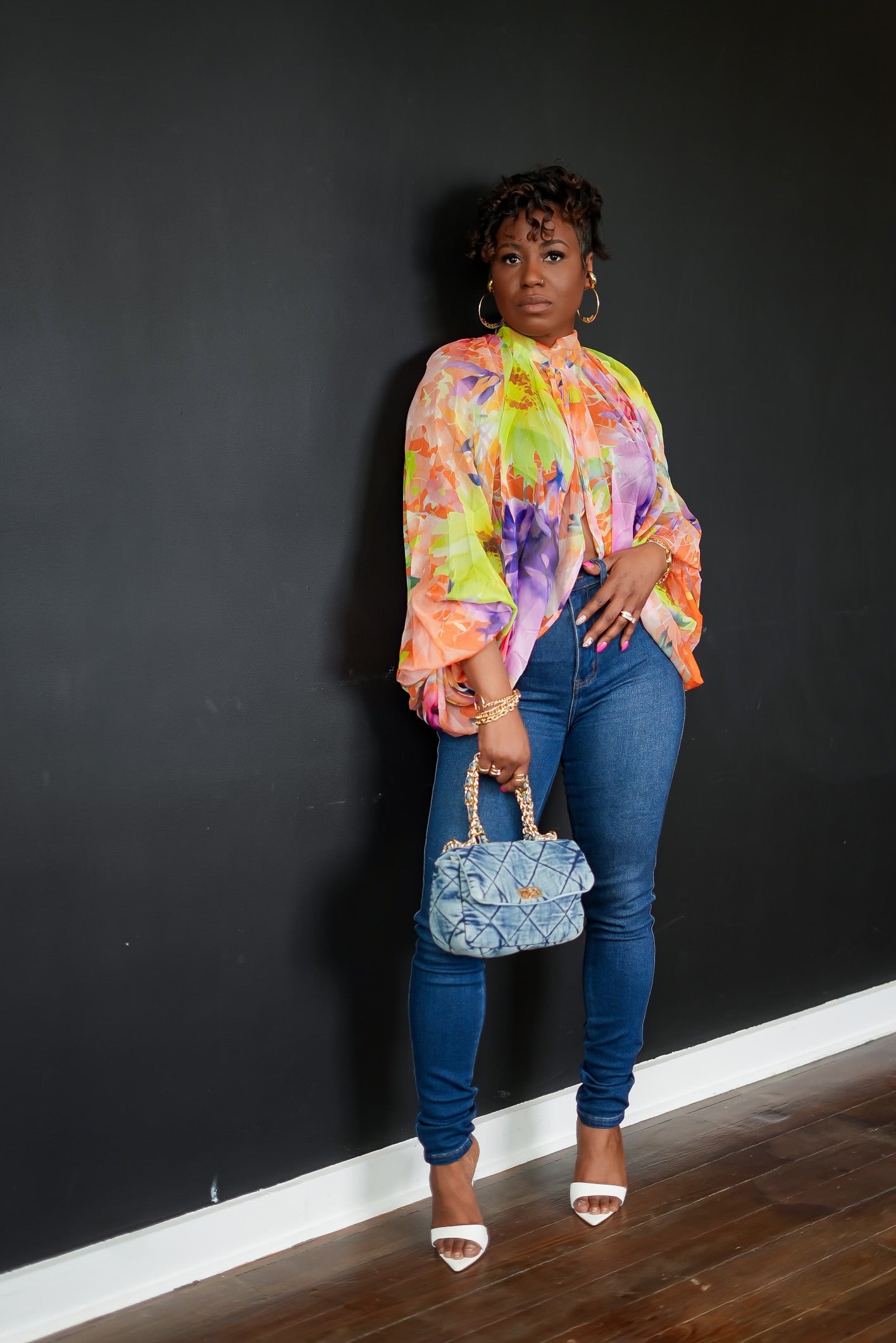 Floral Sheer Shirt