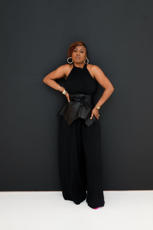 Jet Setter Jumpsuit (Black)