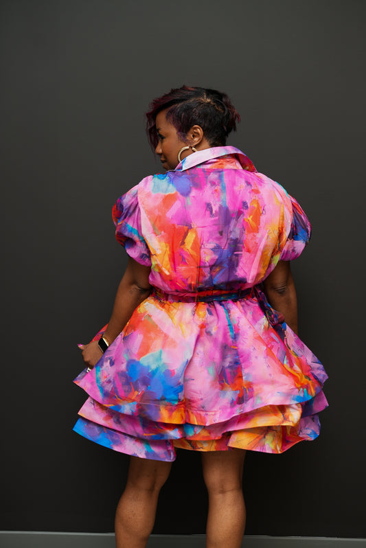 Vibrant Bloom Dress
