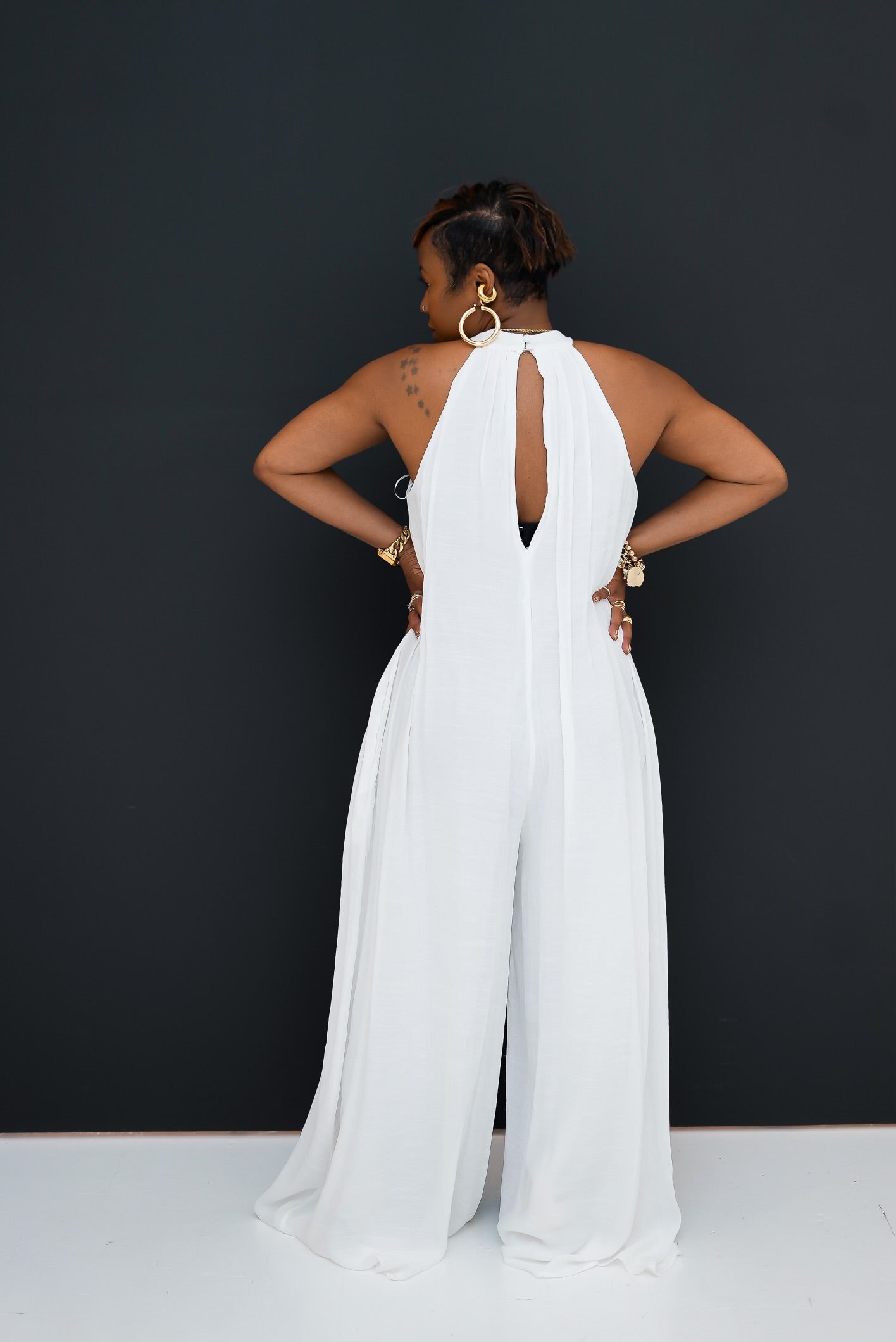 Jet Setter Jumpsuit (White)