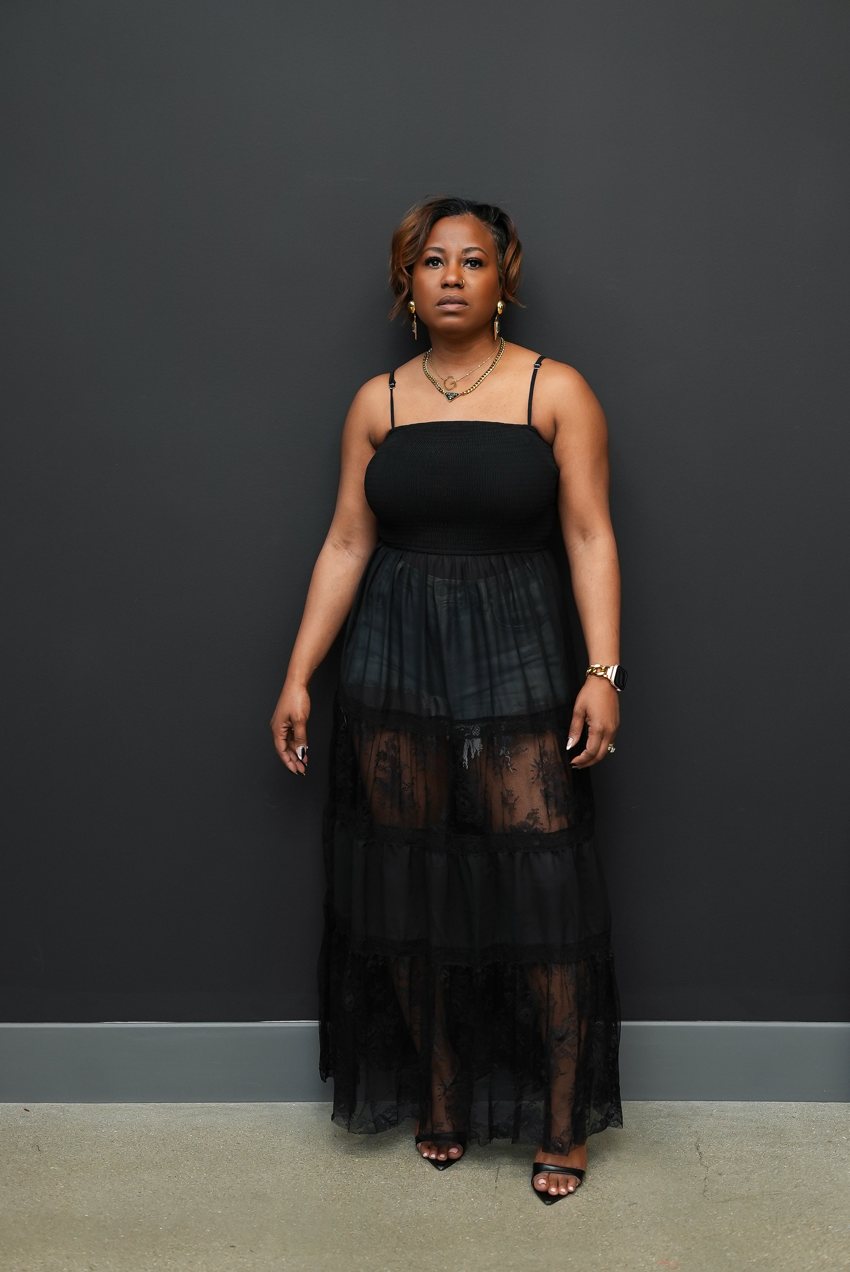 The Midnight Muse Maxi Top