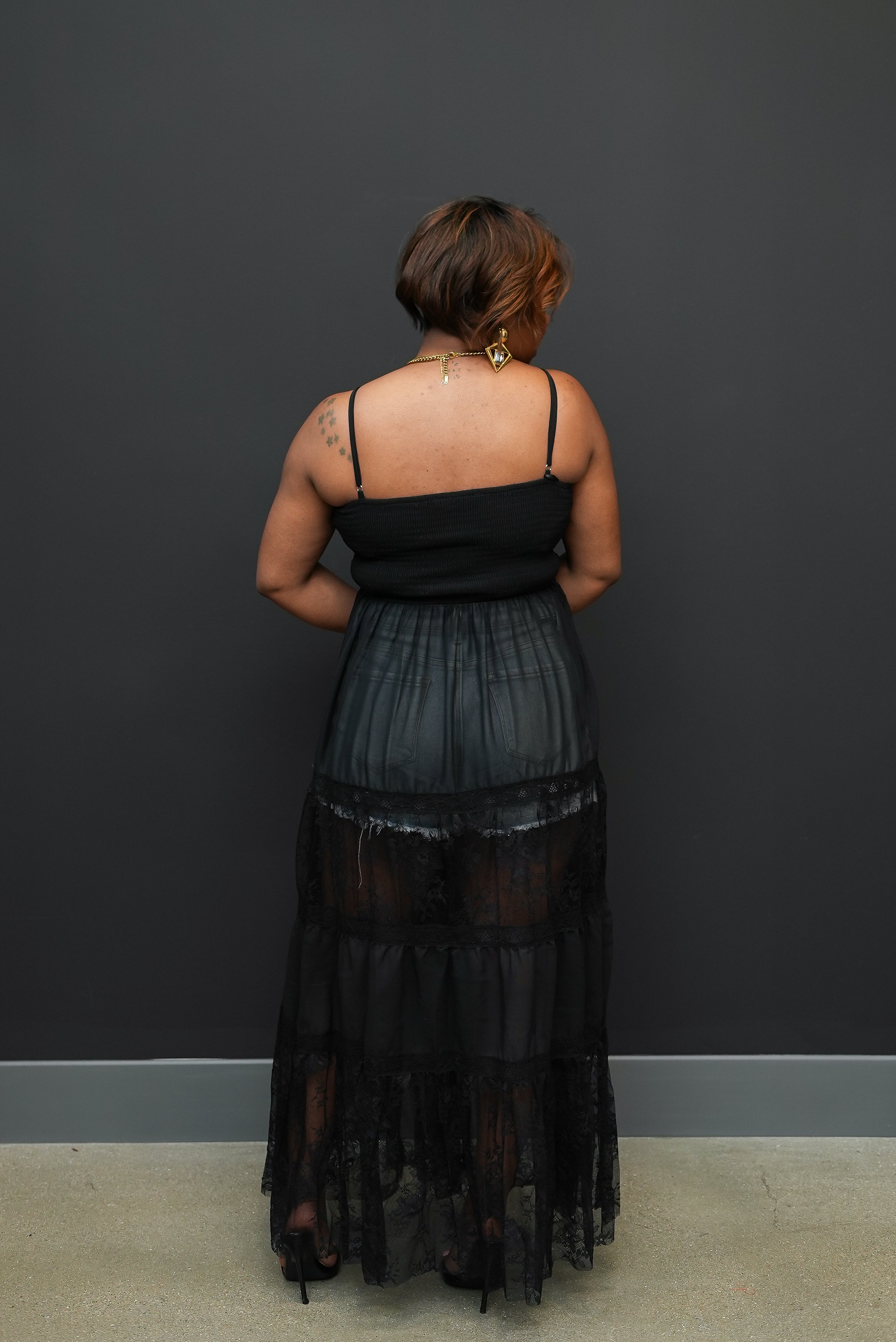 The Midnight Muse Maxi Top