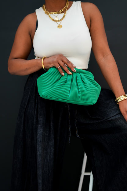 Perfect Green Chic Clutch