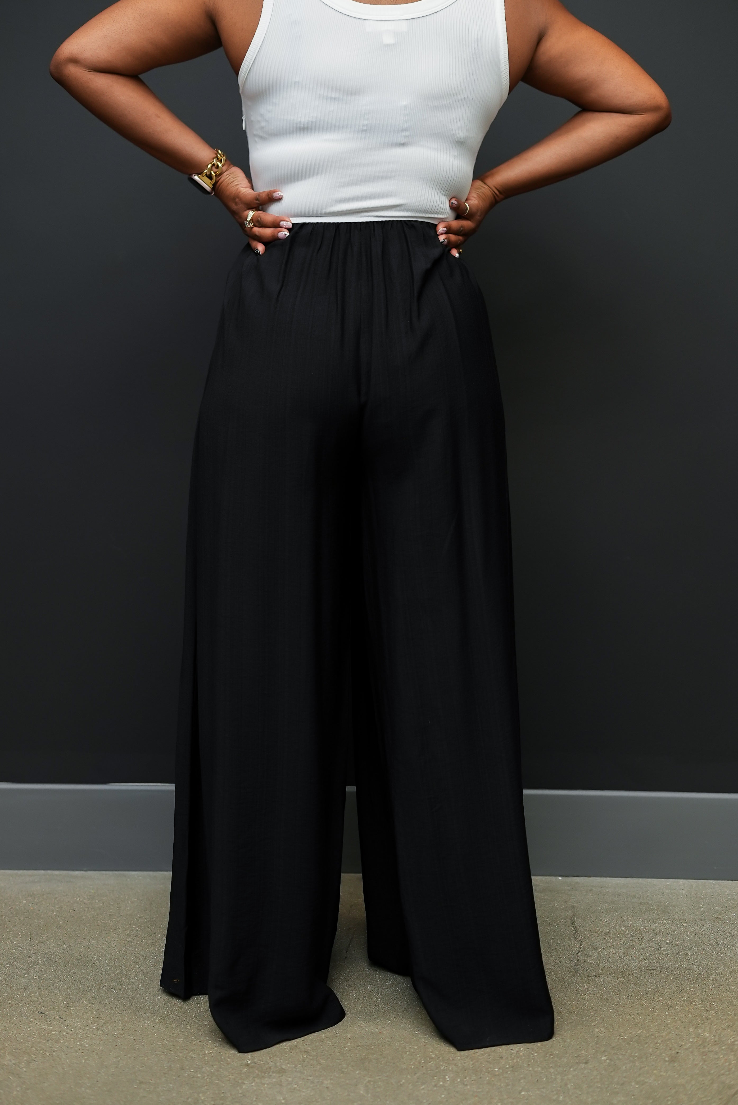 The Soft Power Jumpsuit (White/black)