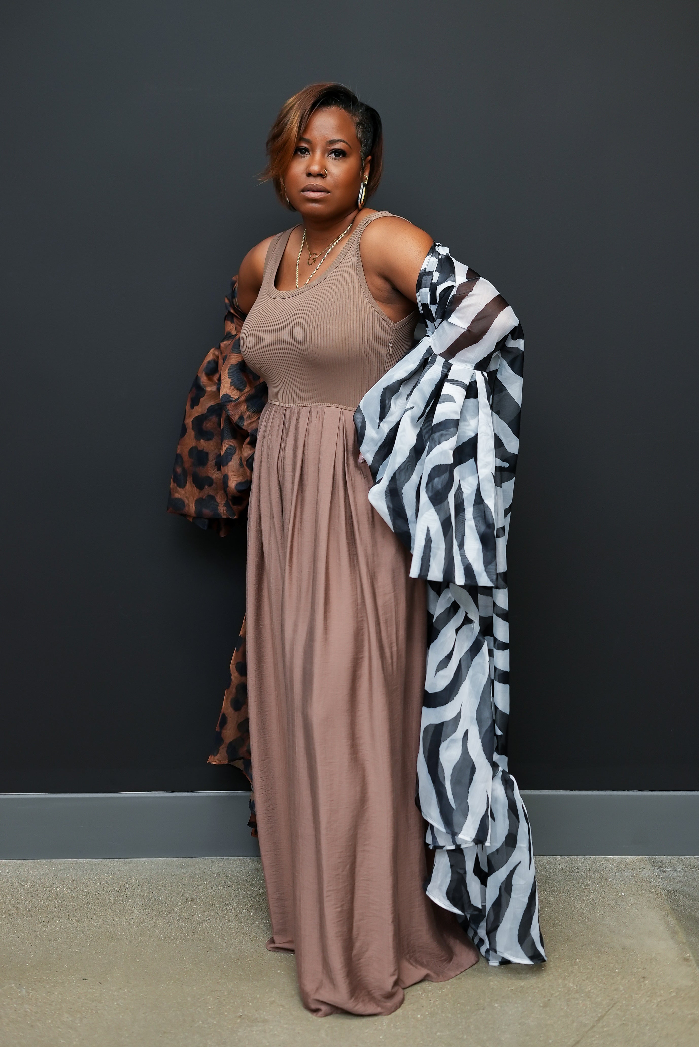 The Soft Power Jumpsuit (Mocha)