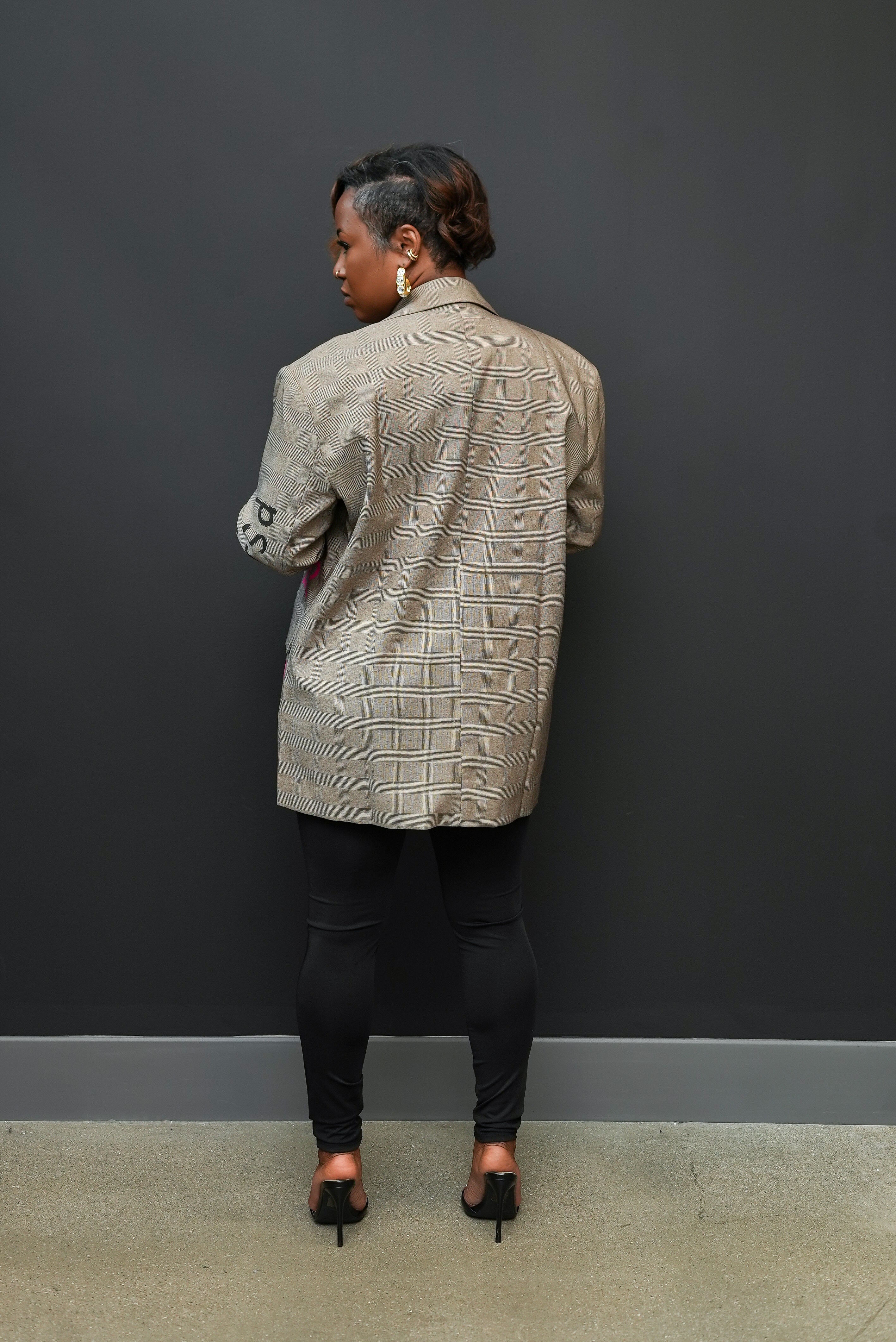 Faith Over Fear Graphic Blazer