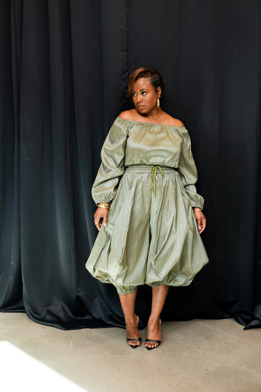Jungle Luxe Set-Olive