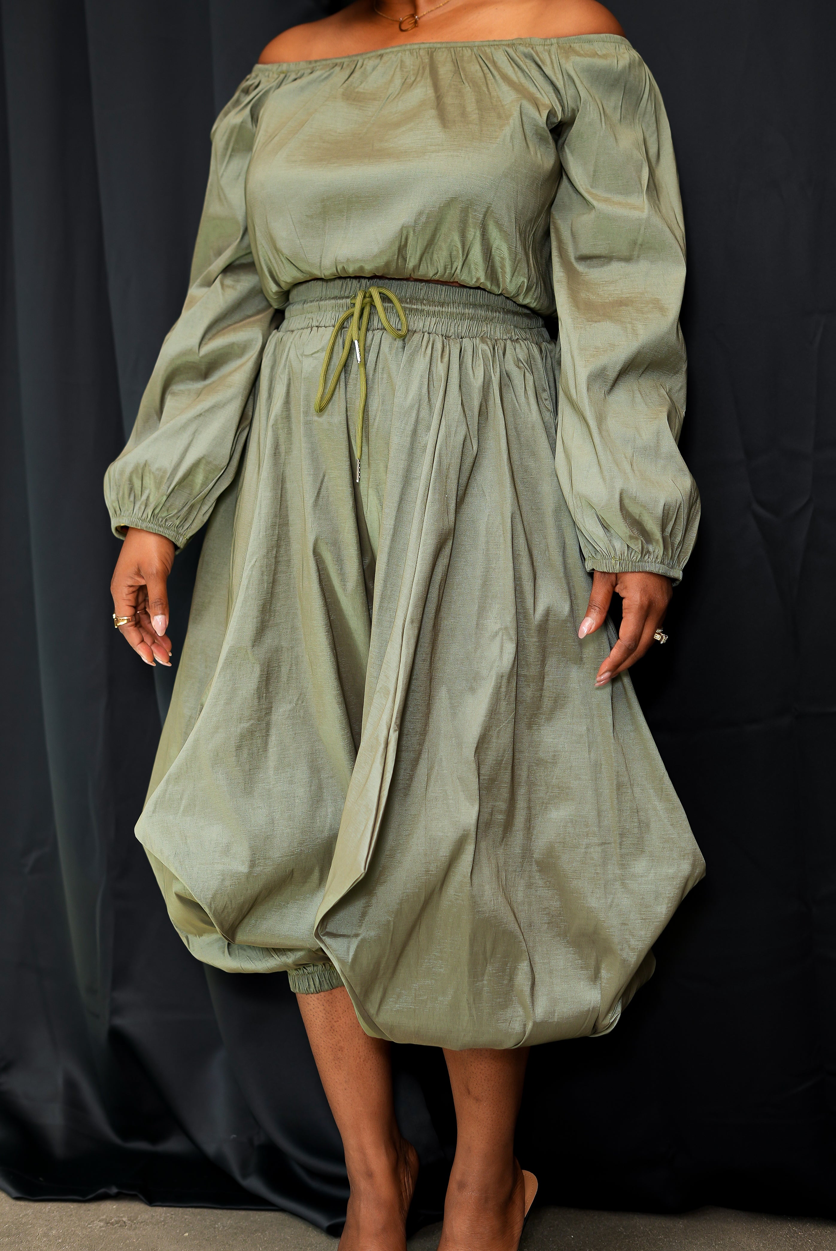 Jungle Luxe Set-Olive