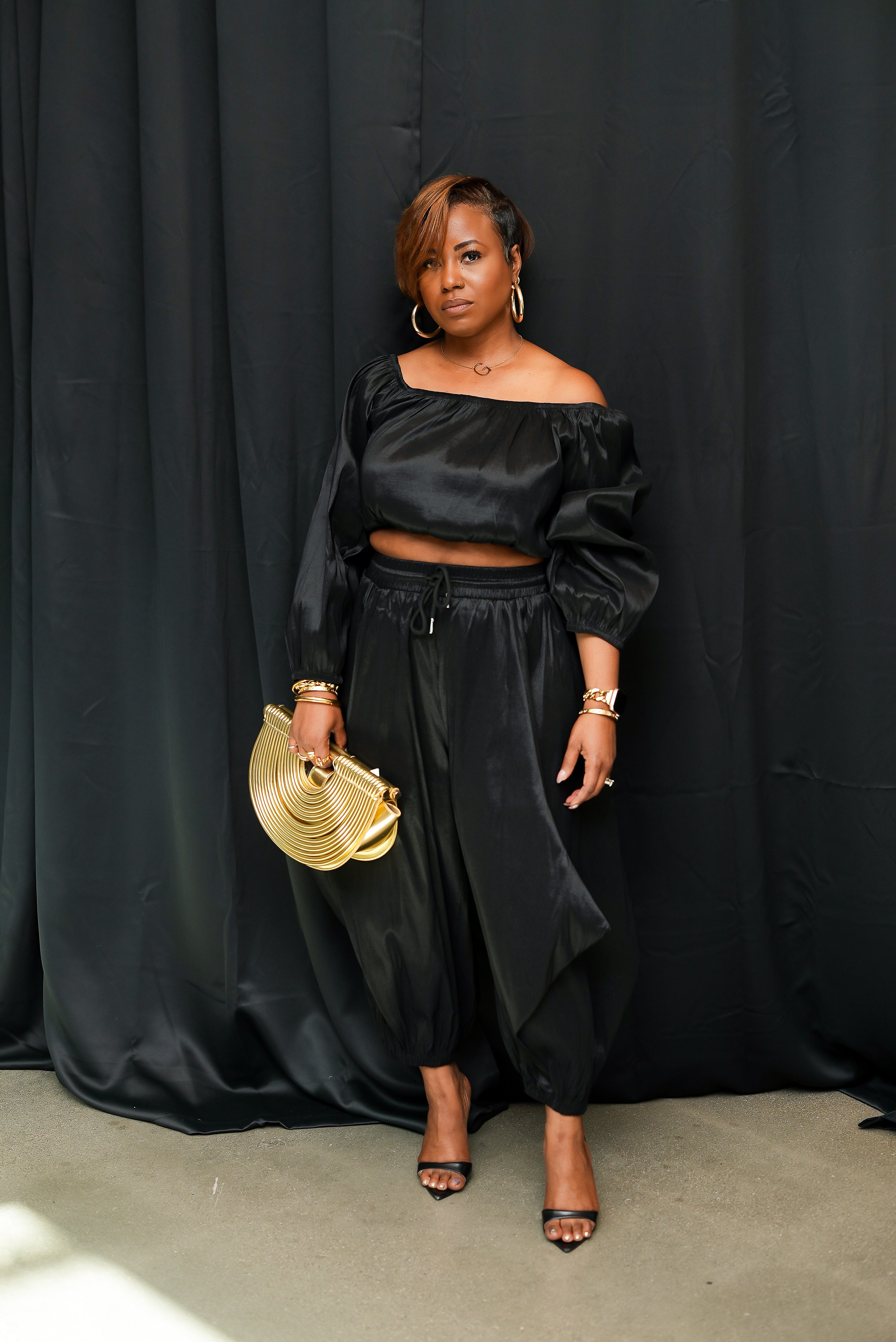 Jungle Luxe Set-Black