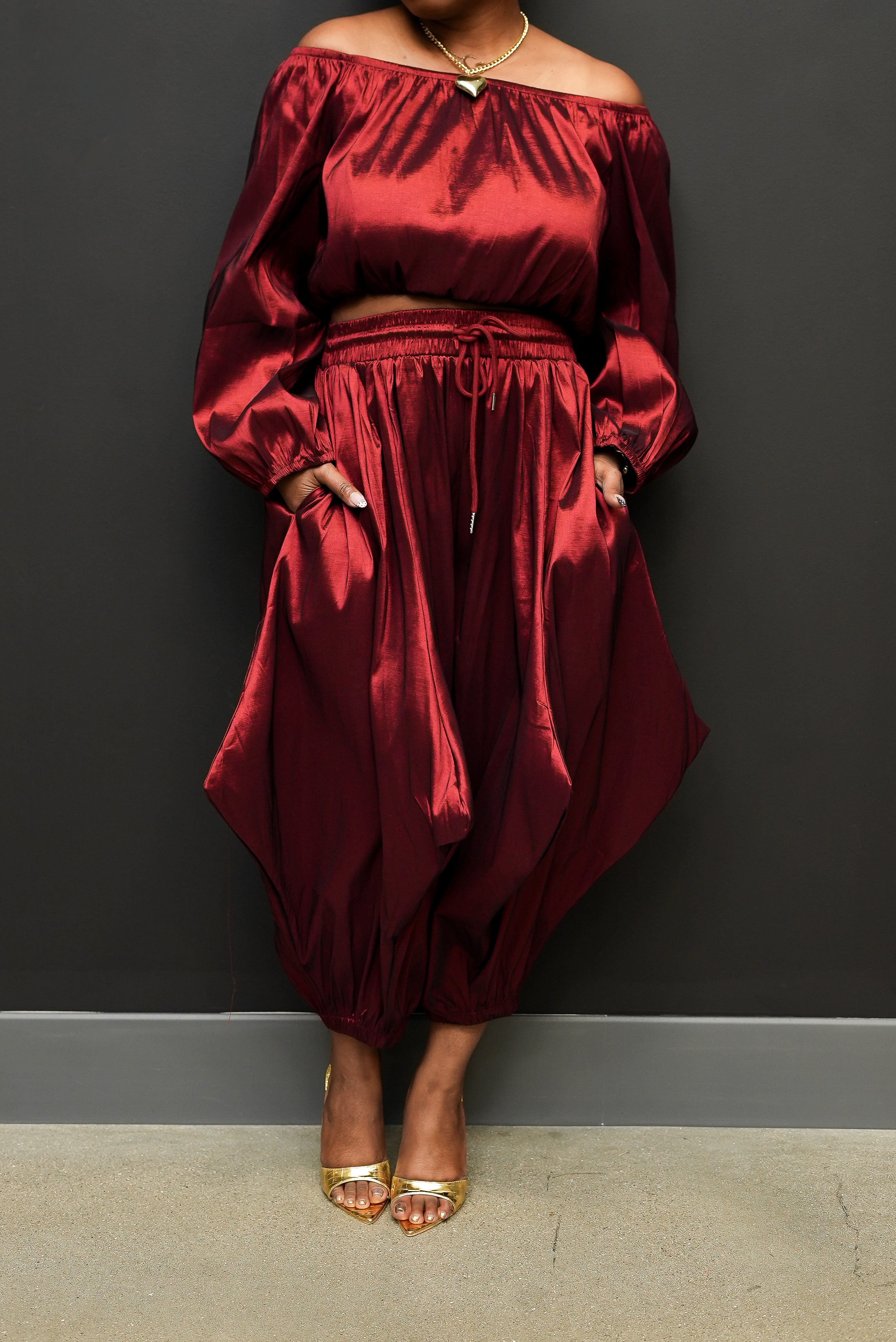 Jungle Luxe Set-Wine