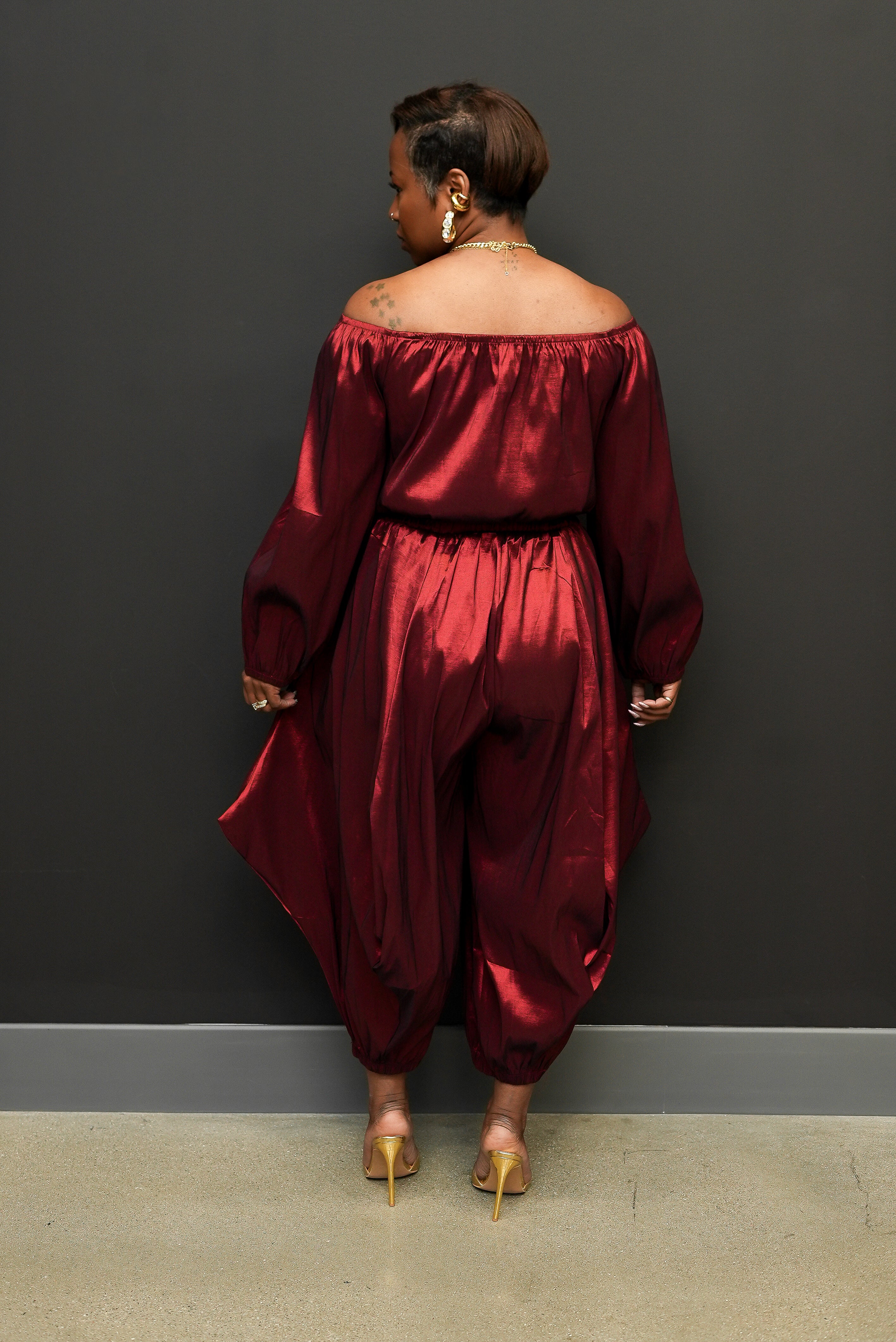 Jungle Luxe Set-Wine