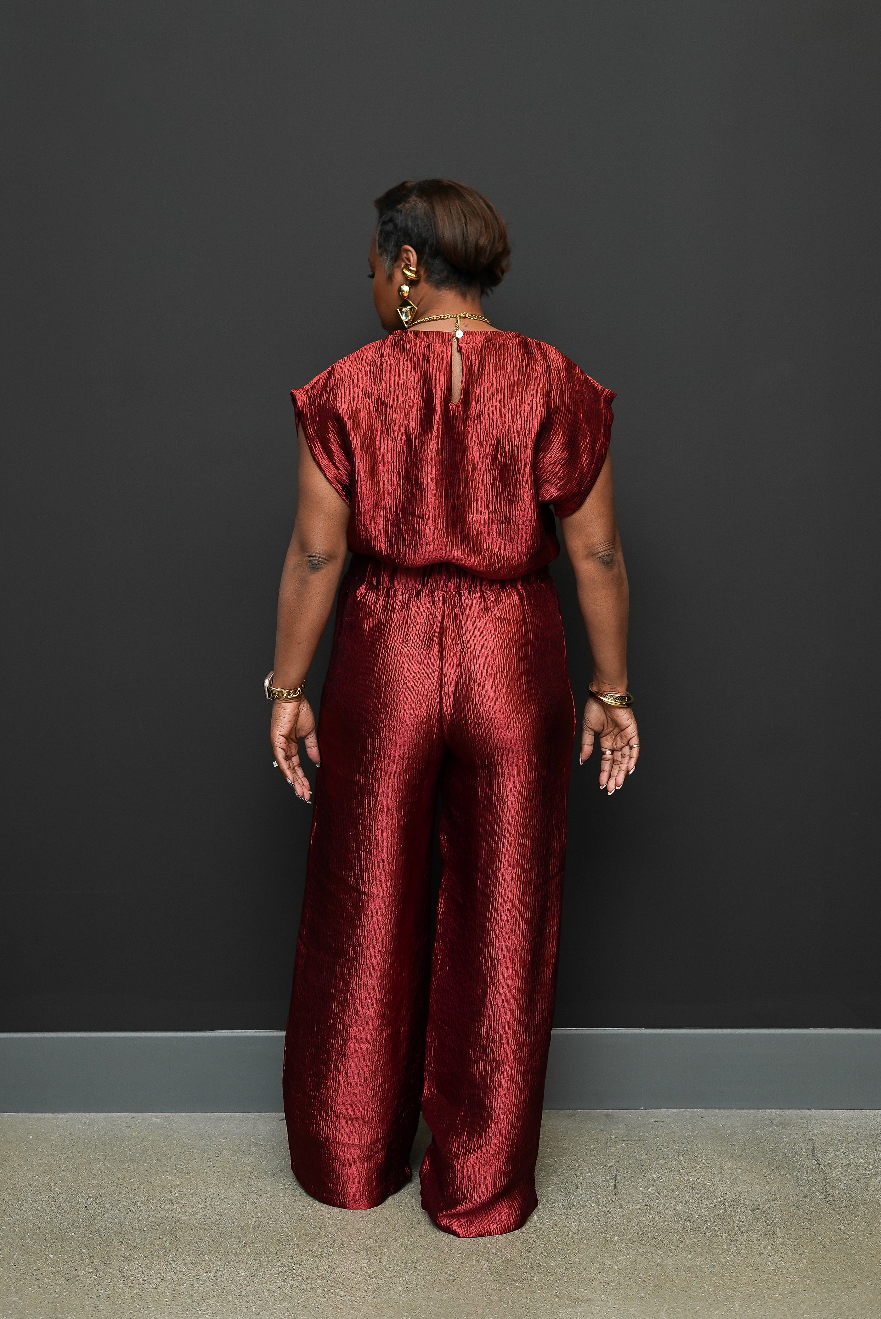 Metallic Luxe Set (Deep Red)