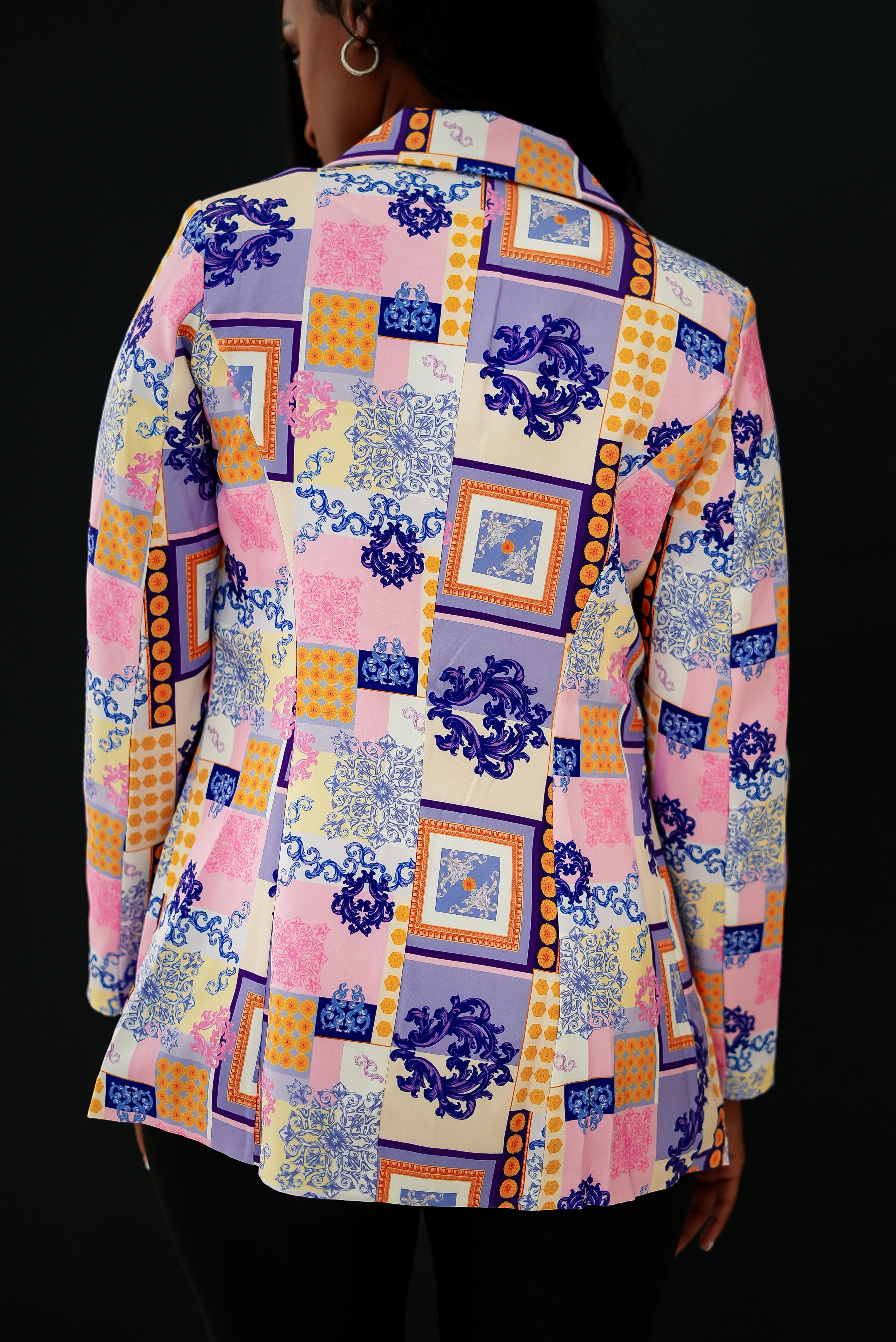 Ornate Purple Blazer