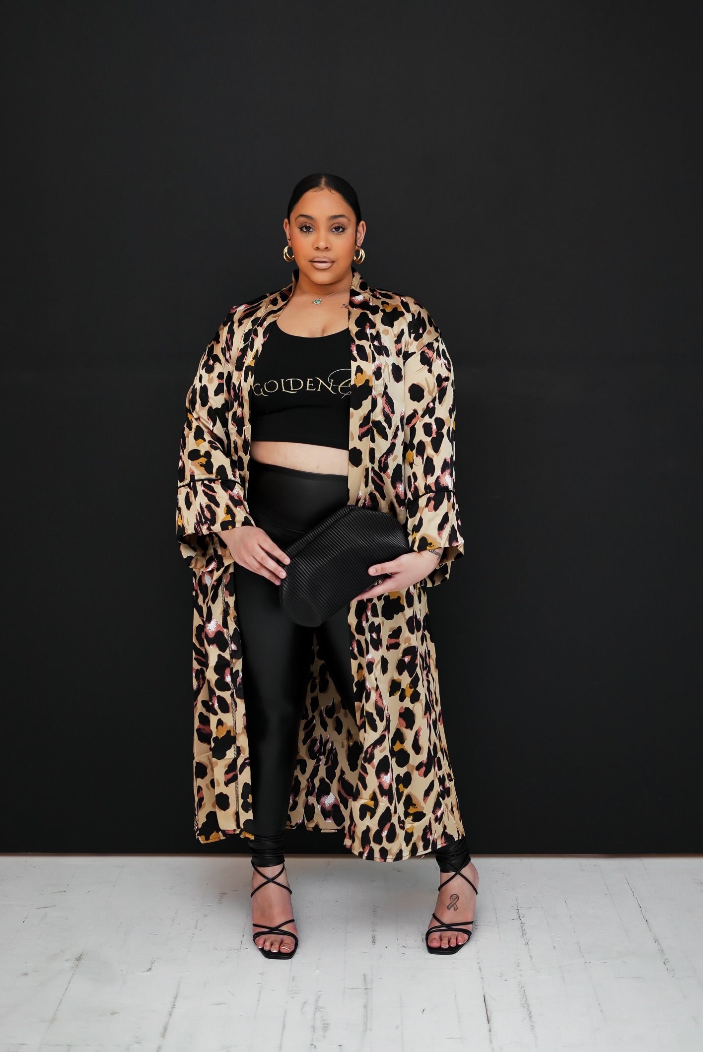 Leopard Kimono Duster