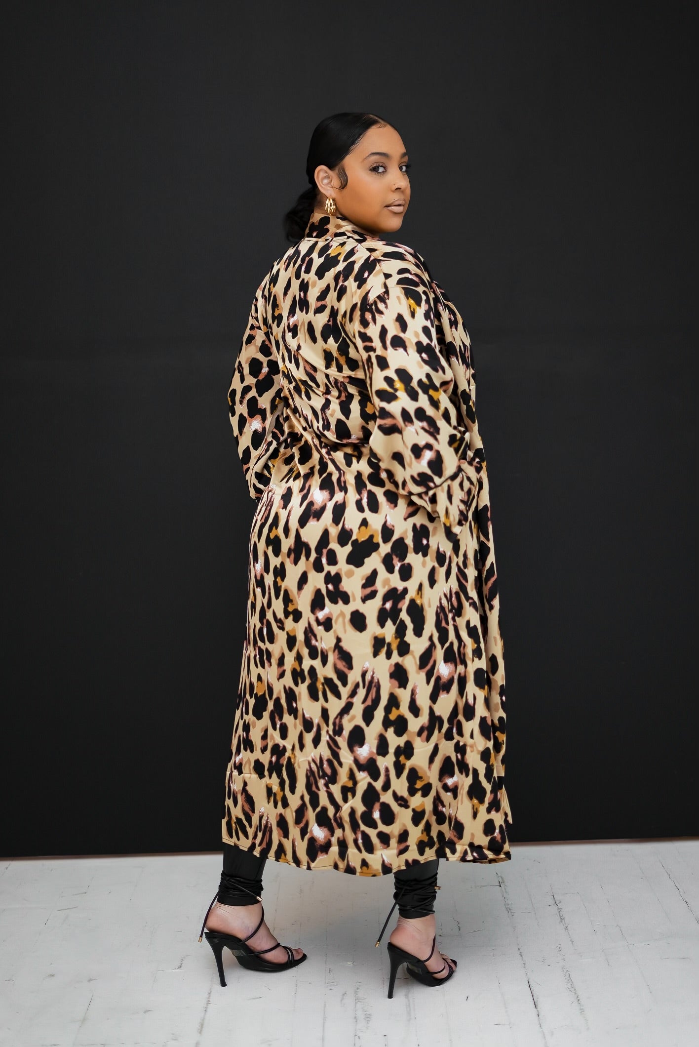 Leopard Kimono Duster