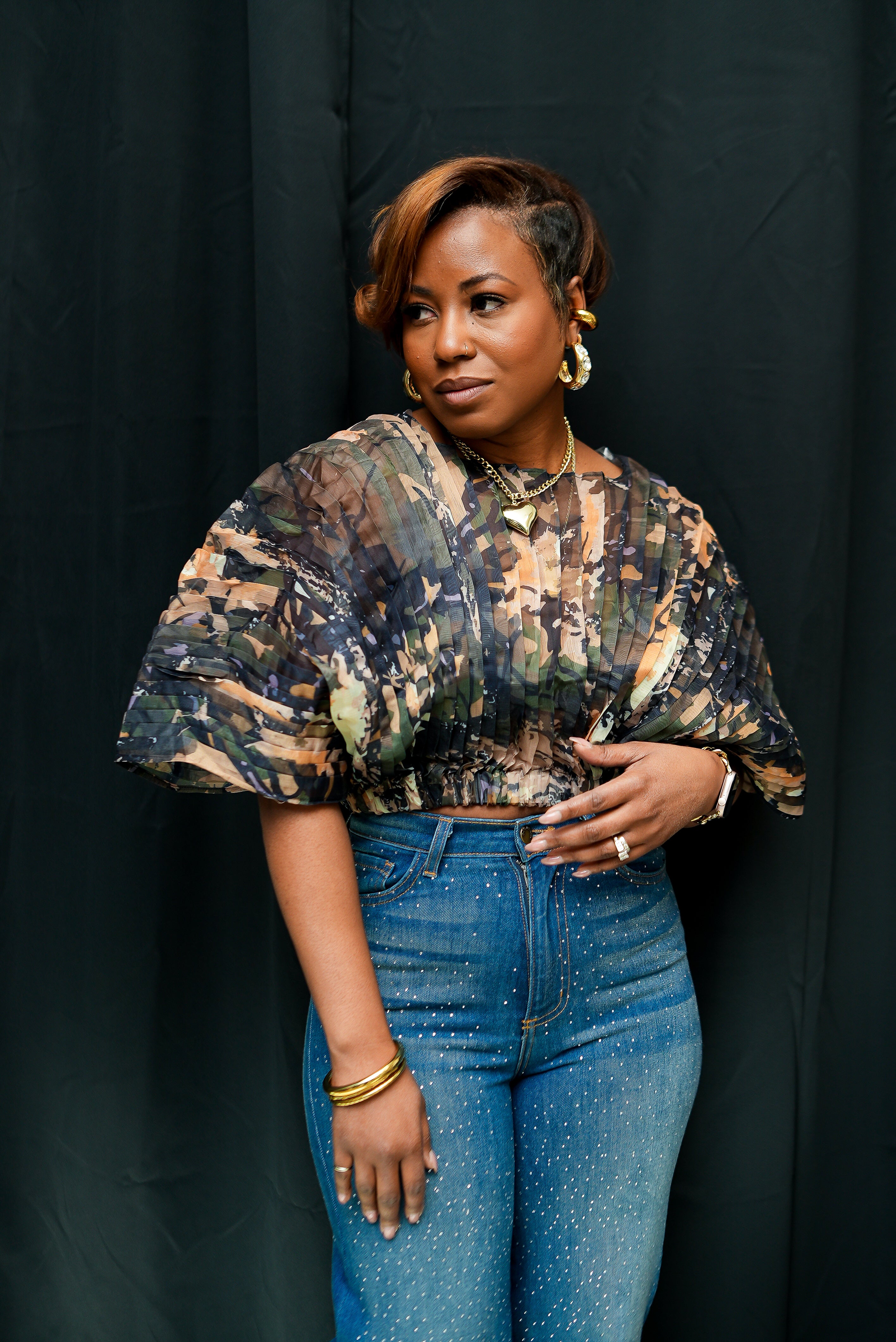 Ripple Effect Top (Camo)