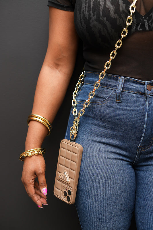 Luxe Phone Chain Crossbody Strap