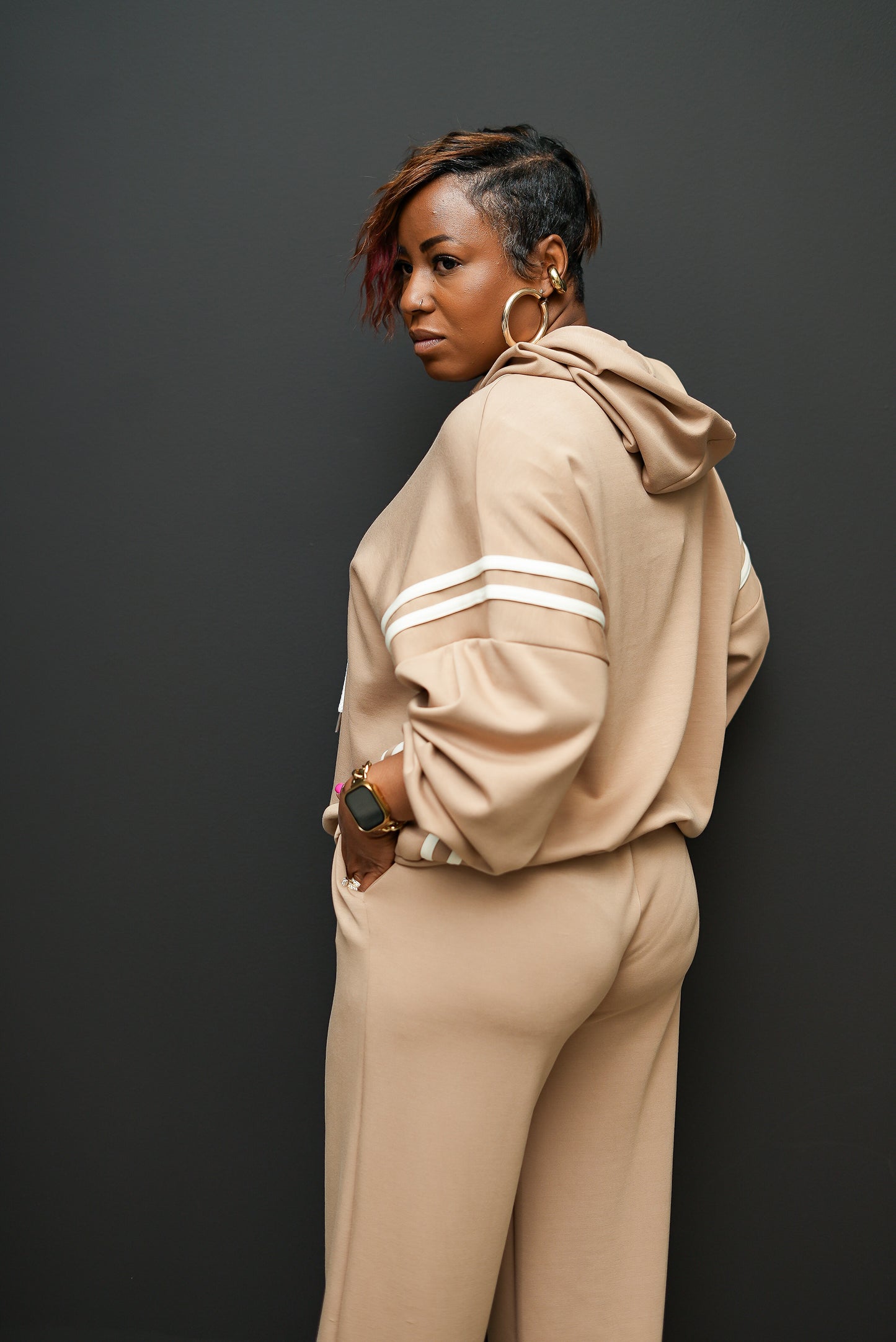 Luxurious Stretch Jogger Set