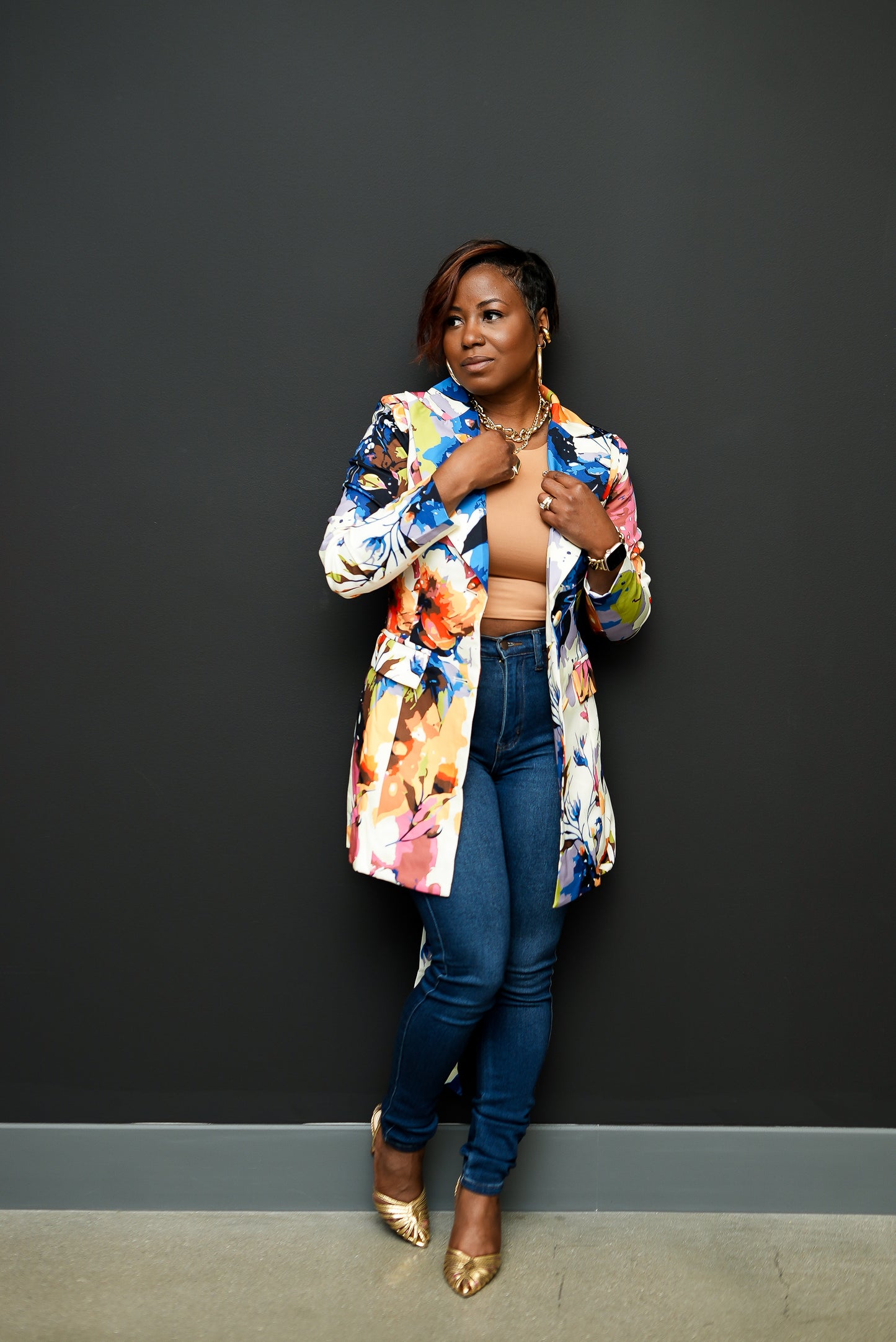 Floral Authority Blazer