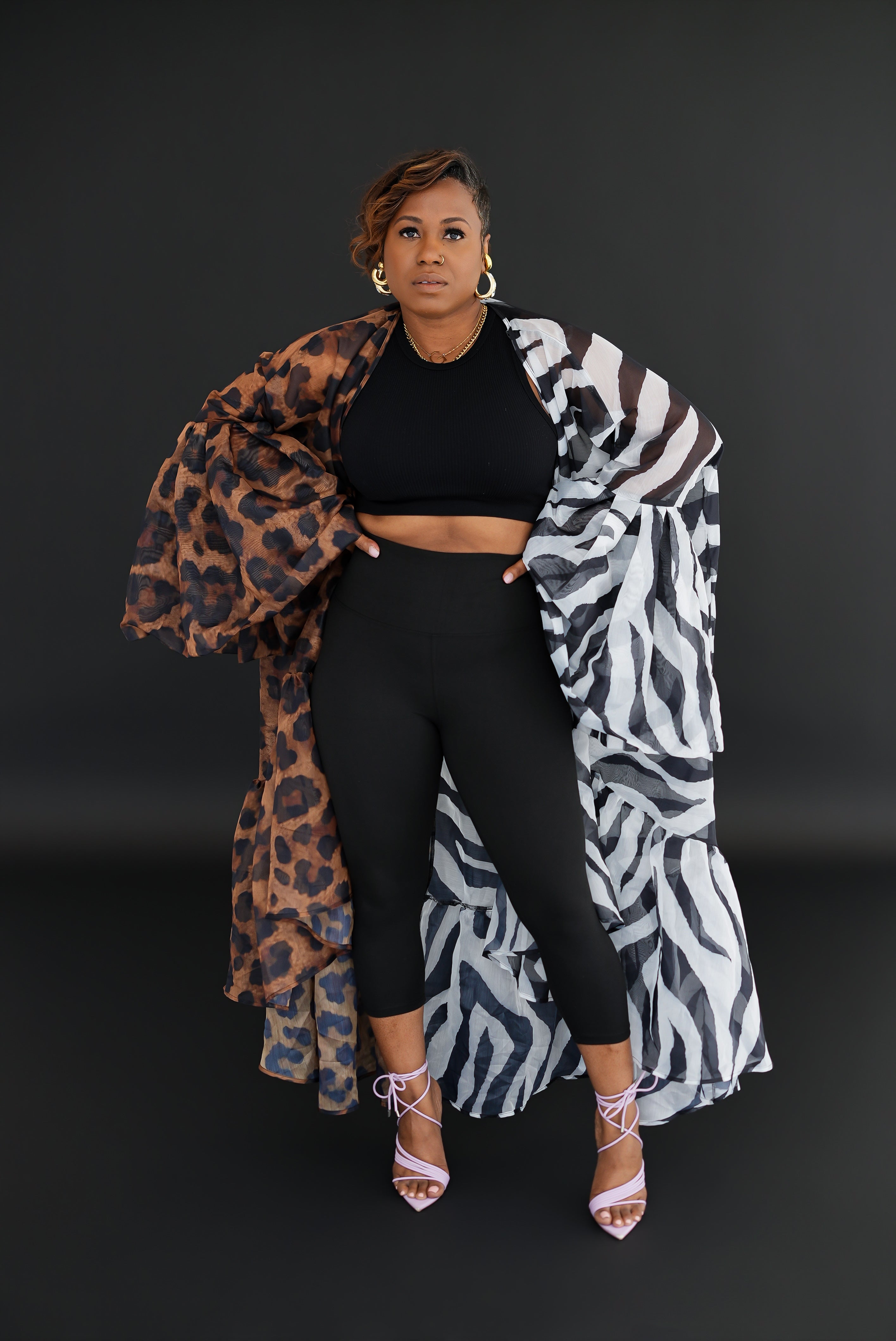 Leopard and Zebra Duster