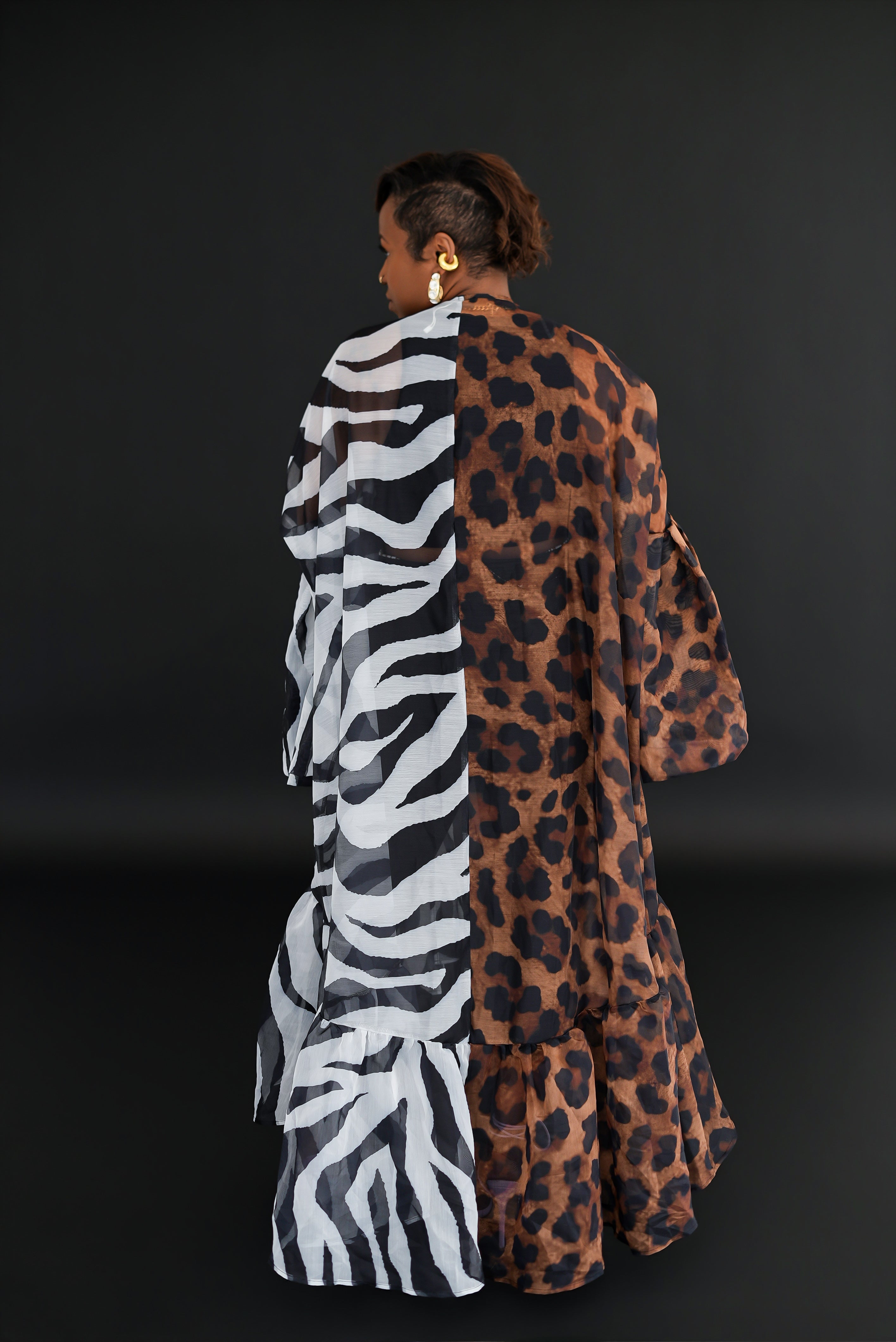 Leopard and Zebra Duster
