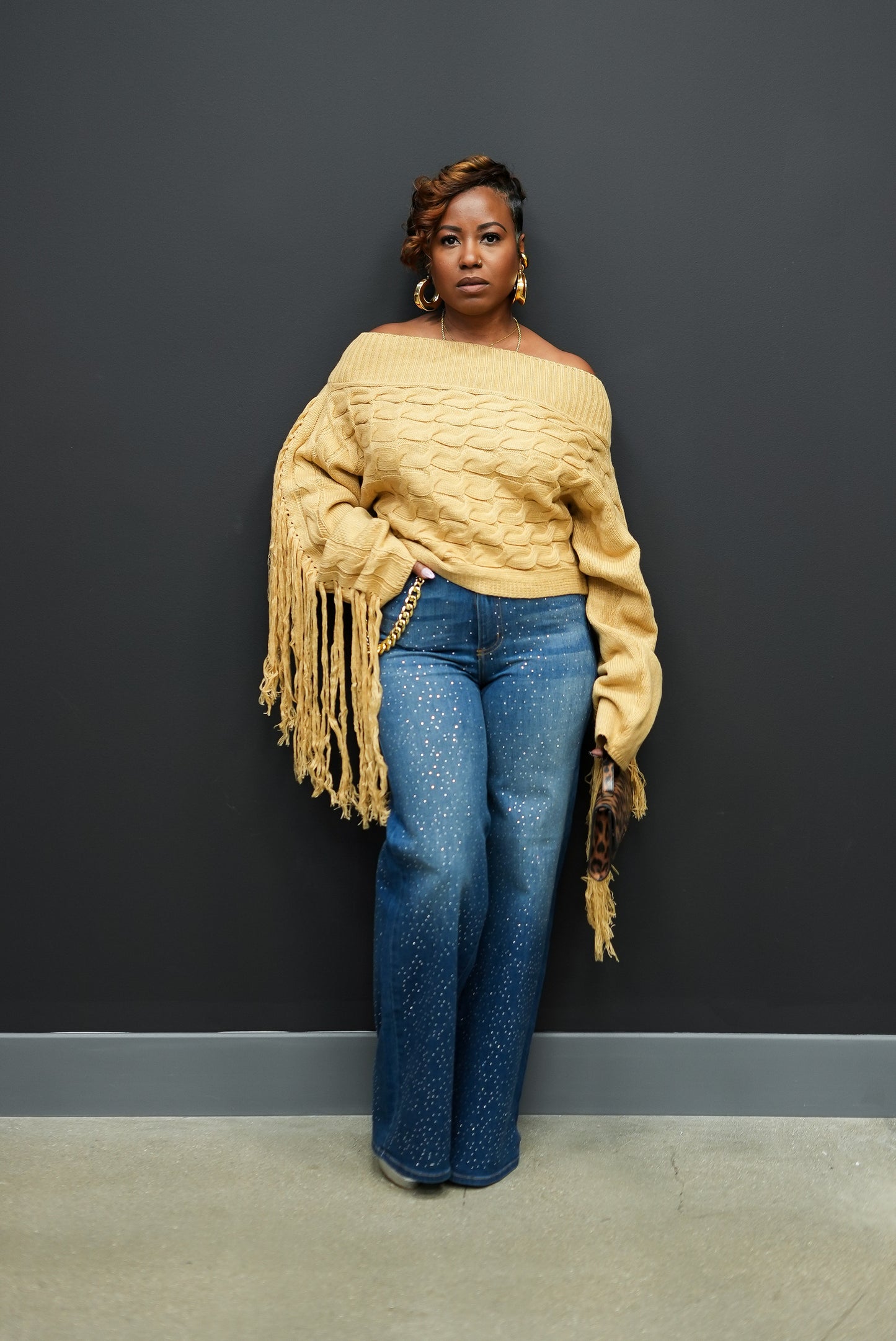 Royal Fringe Sweater