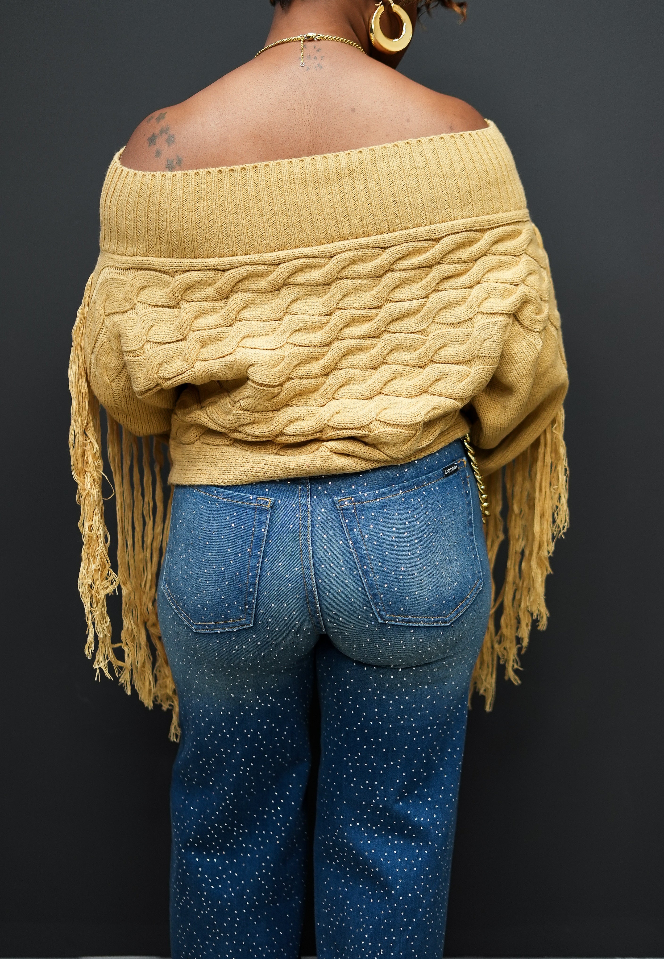 Royal Fringe Sweater