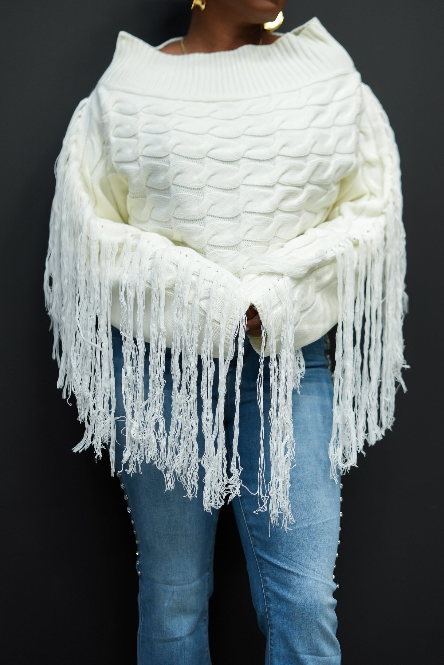 Royal Fringe Sweater