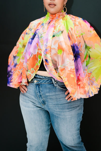 Floral Sheer Shirt