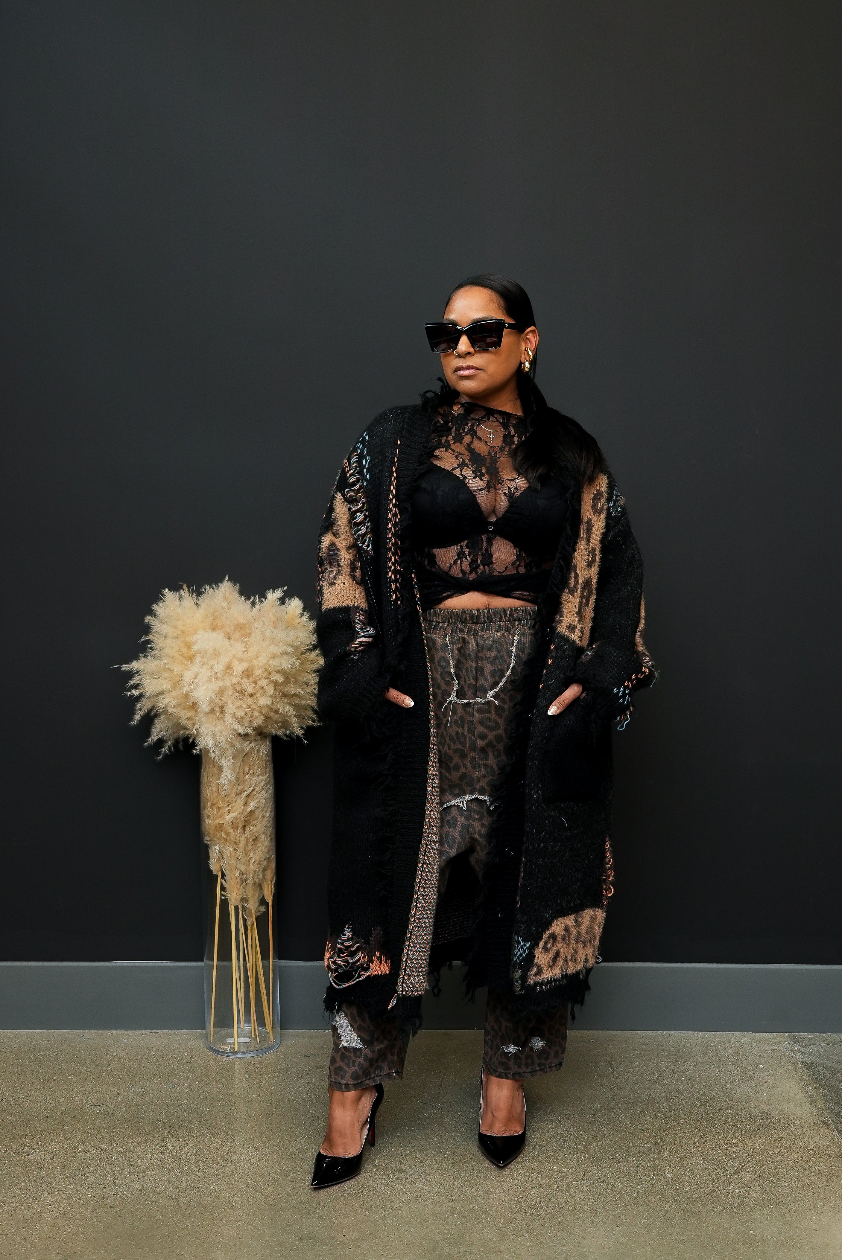 Savanna Luxe Duster (Black)