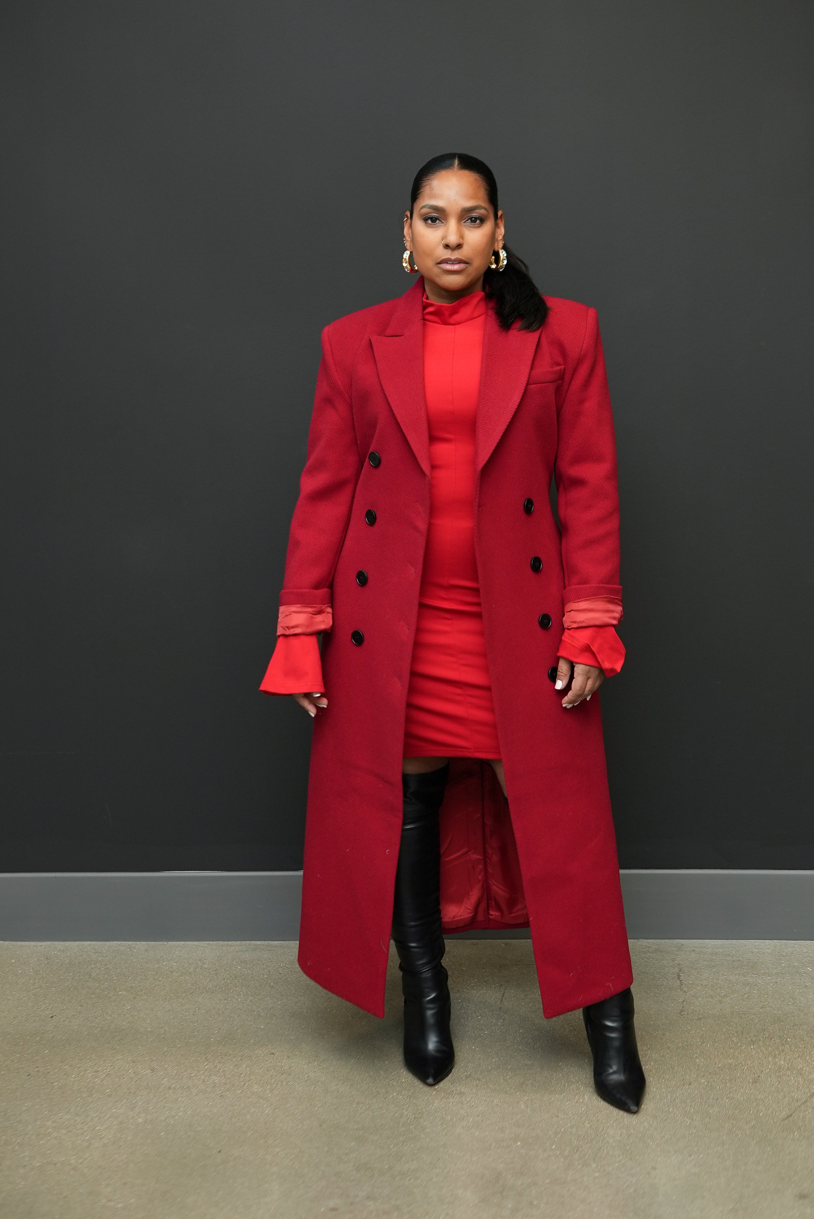 Smoke Show Power Coat (Red)