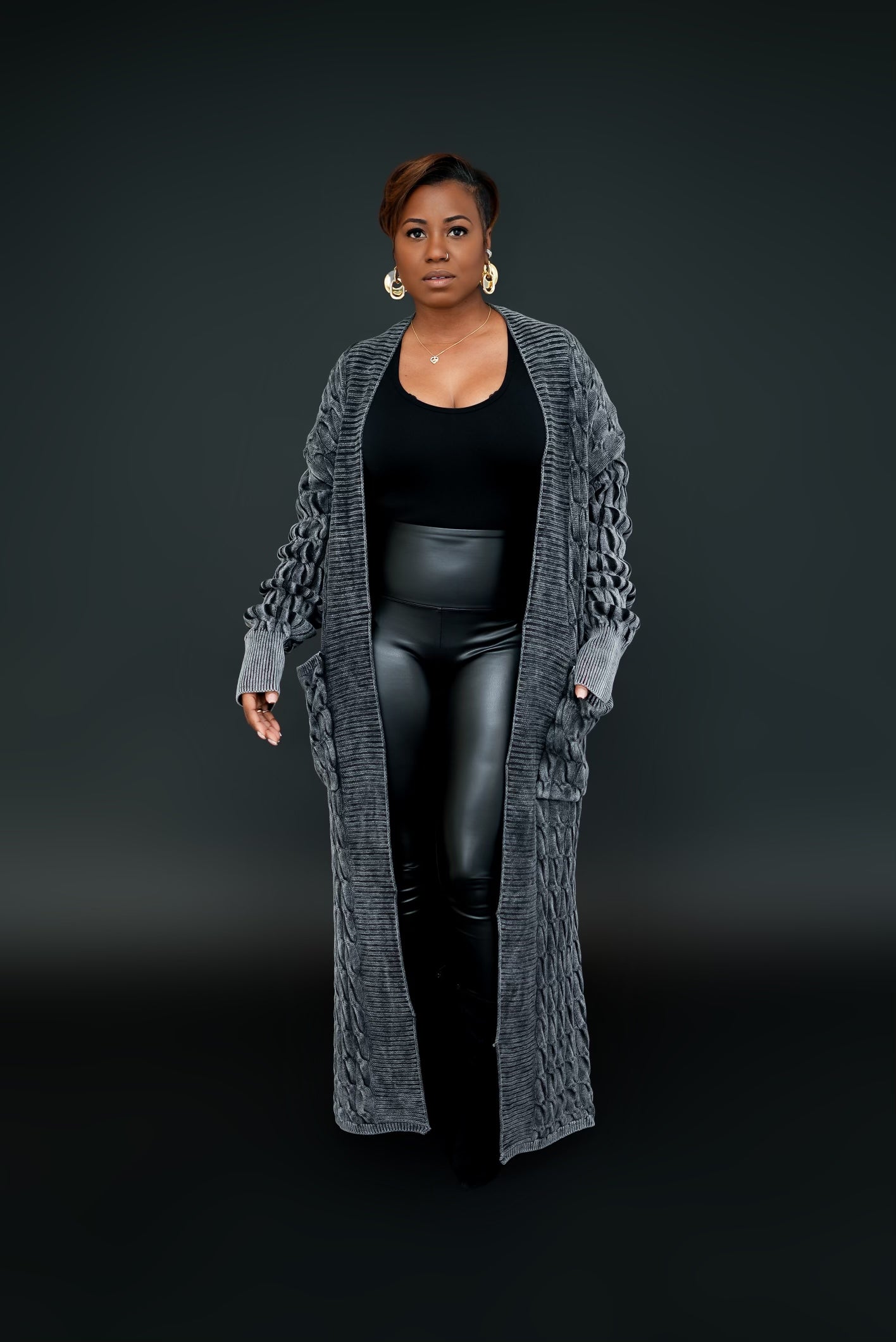 Maxed Out Cardigan (Black)