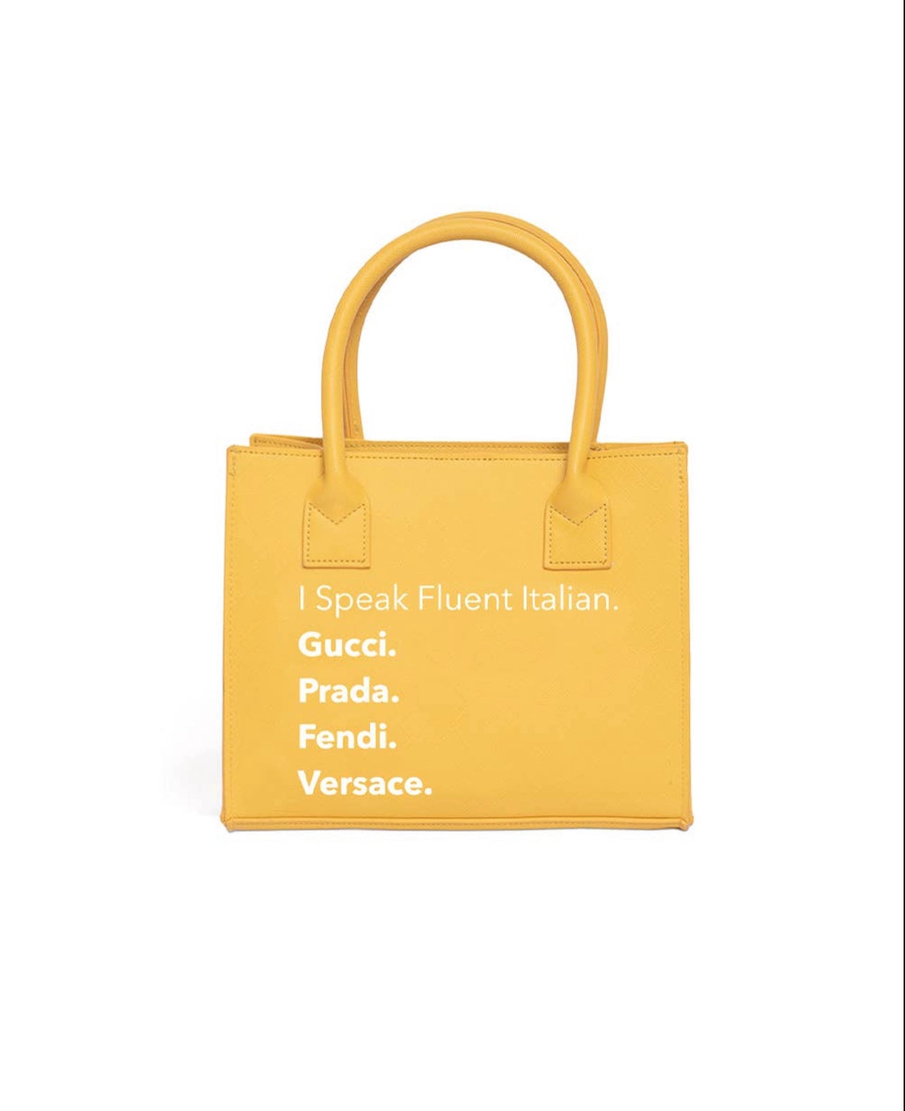 Italian Yellow Mini tote bag