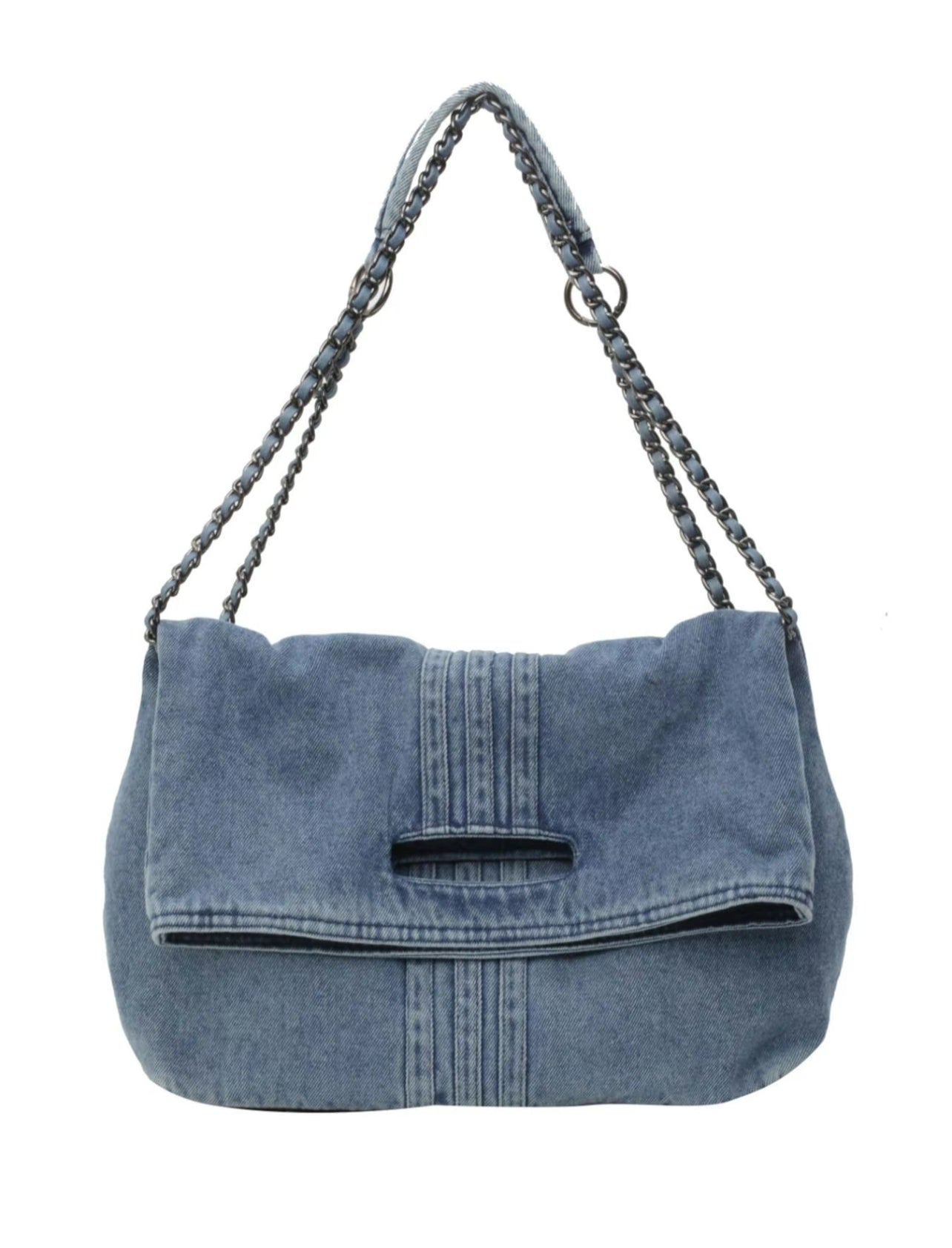 Urban Chic Denim Shoulder Bag