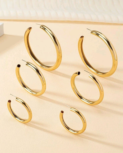 Hoop Stack Earring Set