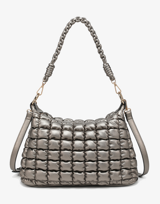 Quilted Luxe Shoulder Bag
