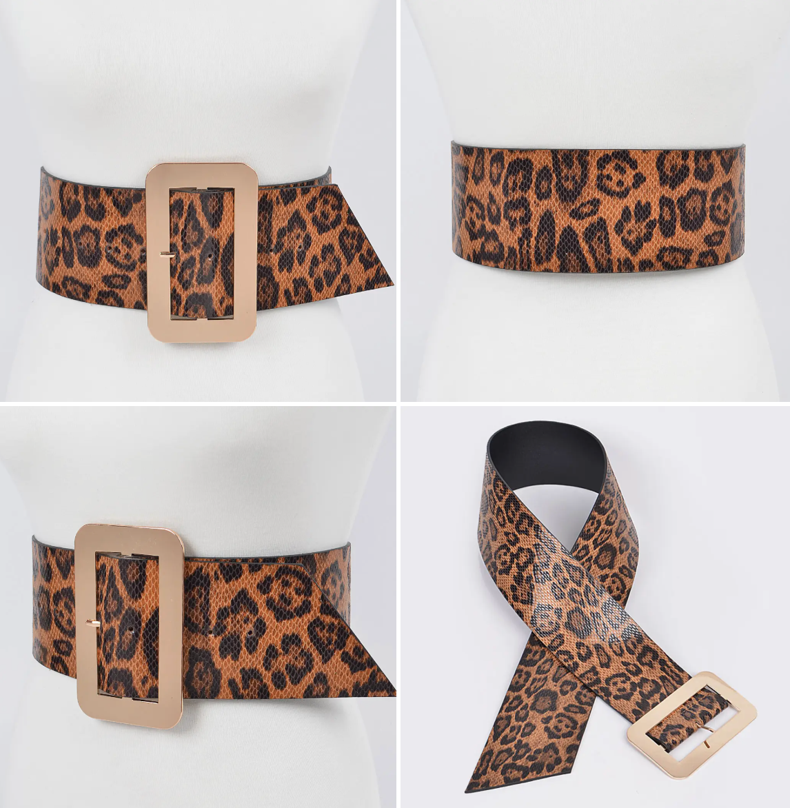 Leopard Print Belt