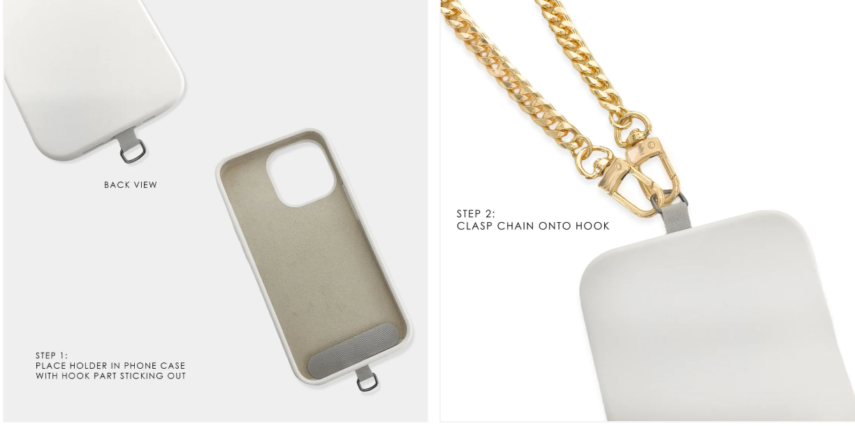 Luxe Phone Chain Crossbody Strap