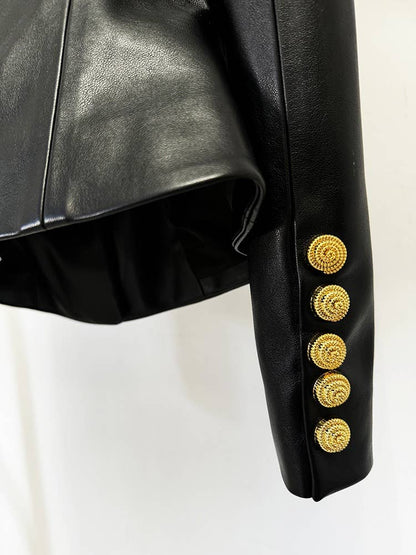Golden Leather Jacket