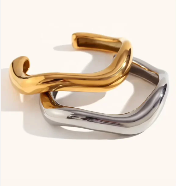 Wavelength Cuff Bangle Bracelet