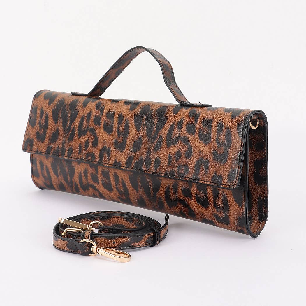Savage in the City Leopard Clutch