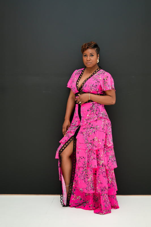 Pink Sangria Maxi