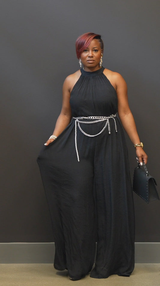 Jet Setter Jumpsuit (Black)