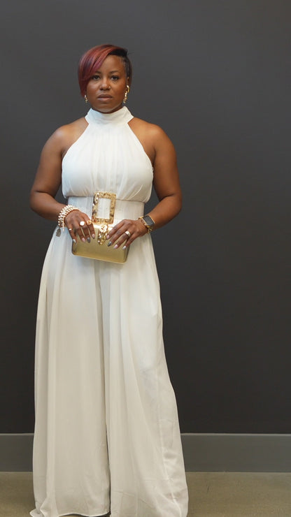 Jet Setter Jumpsuit (White)