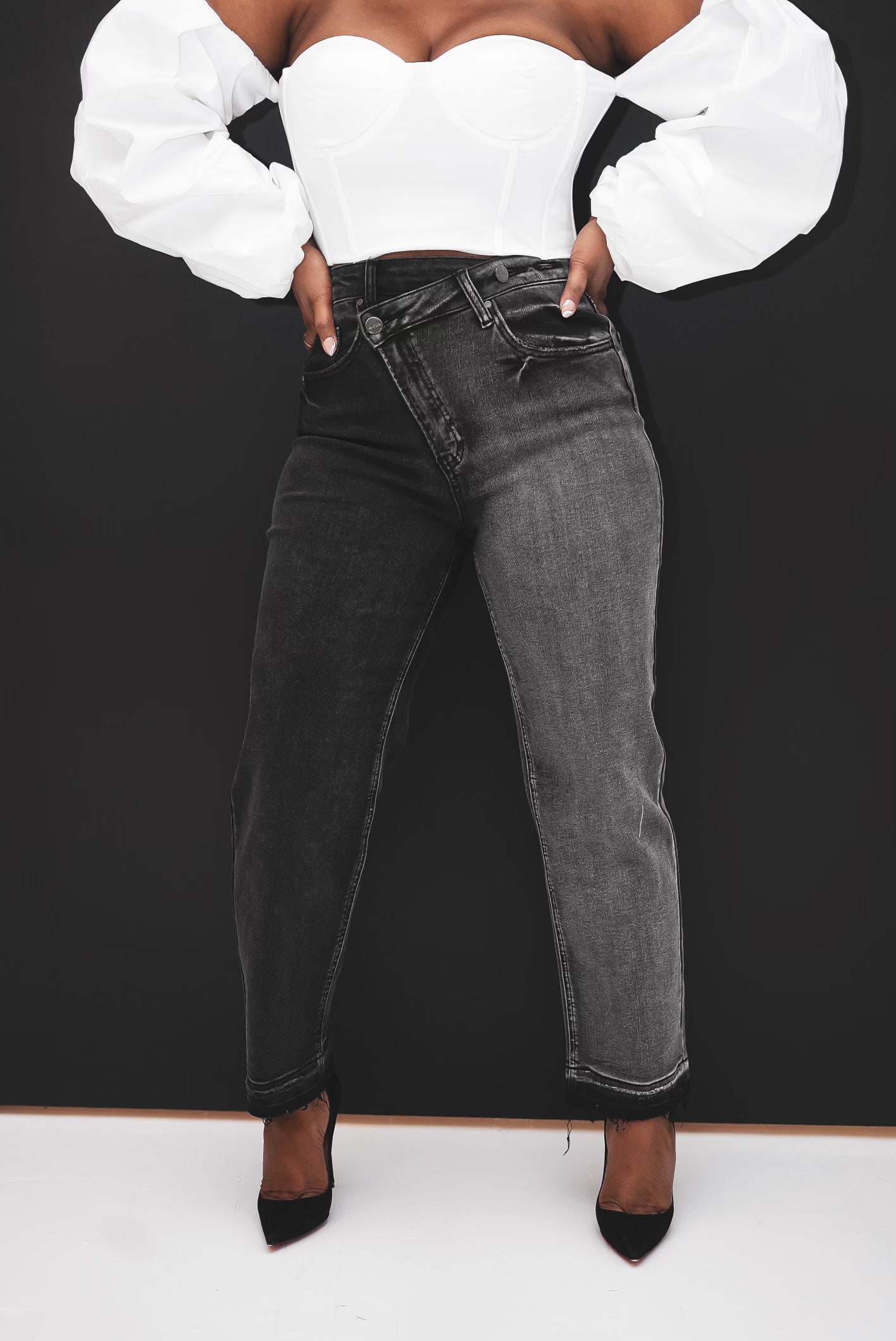 Women's Black Denim Jeans