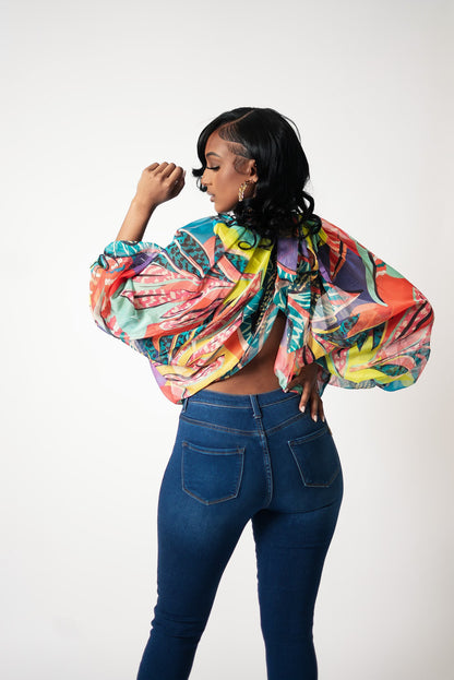 Tropical Sheer Shirt